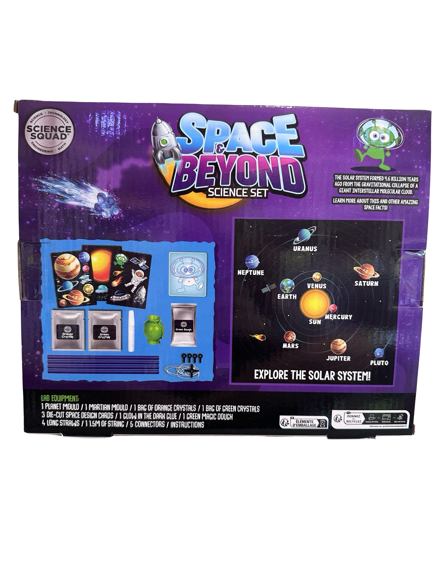 Space & Beyond Science Set | STEM Solar System & Crystal Science Kit | Ages 8+