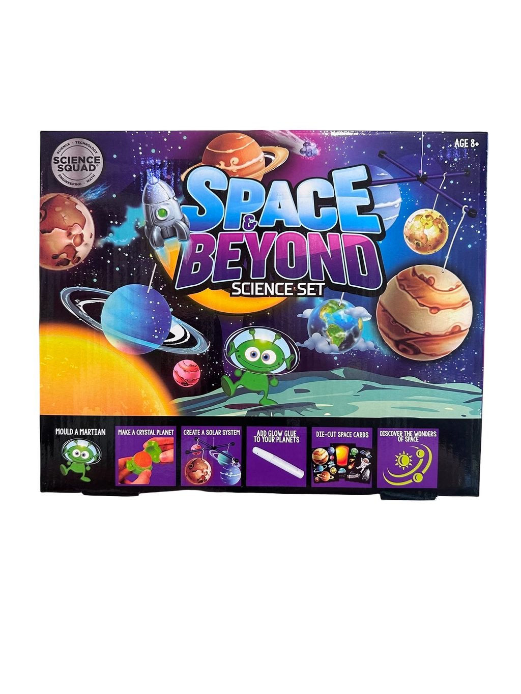 Space & Beyond Science Set | STEM Solar System & Crystal Science Kit | Ages 8+