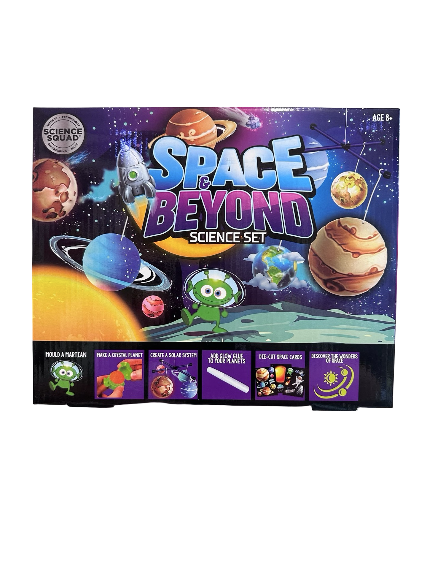 Space & Beyond Science Set | STEM Solar System & Crystal Science Kit | Ages 8+