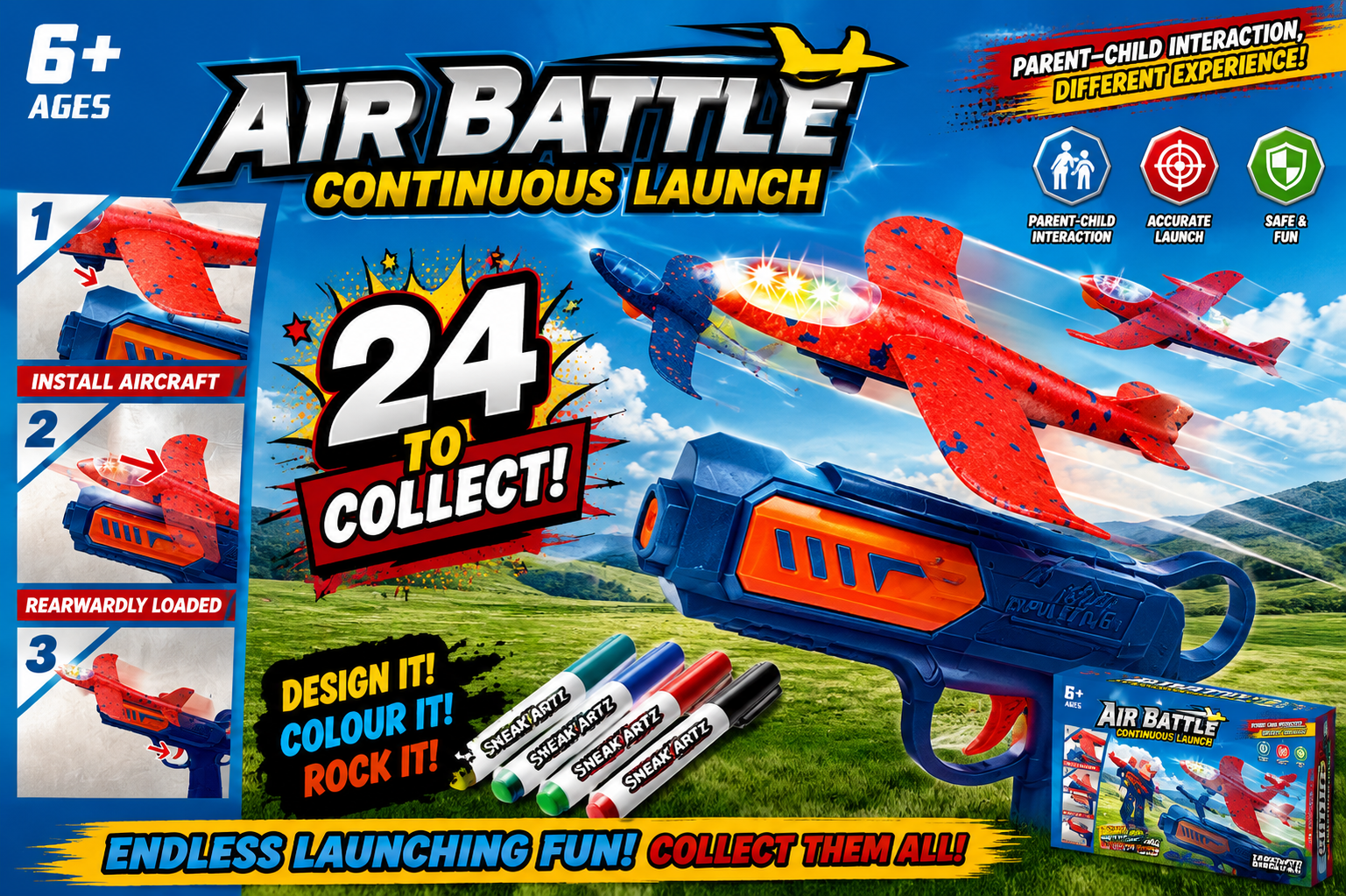 Air battle airplanes