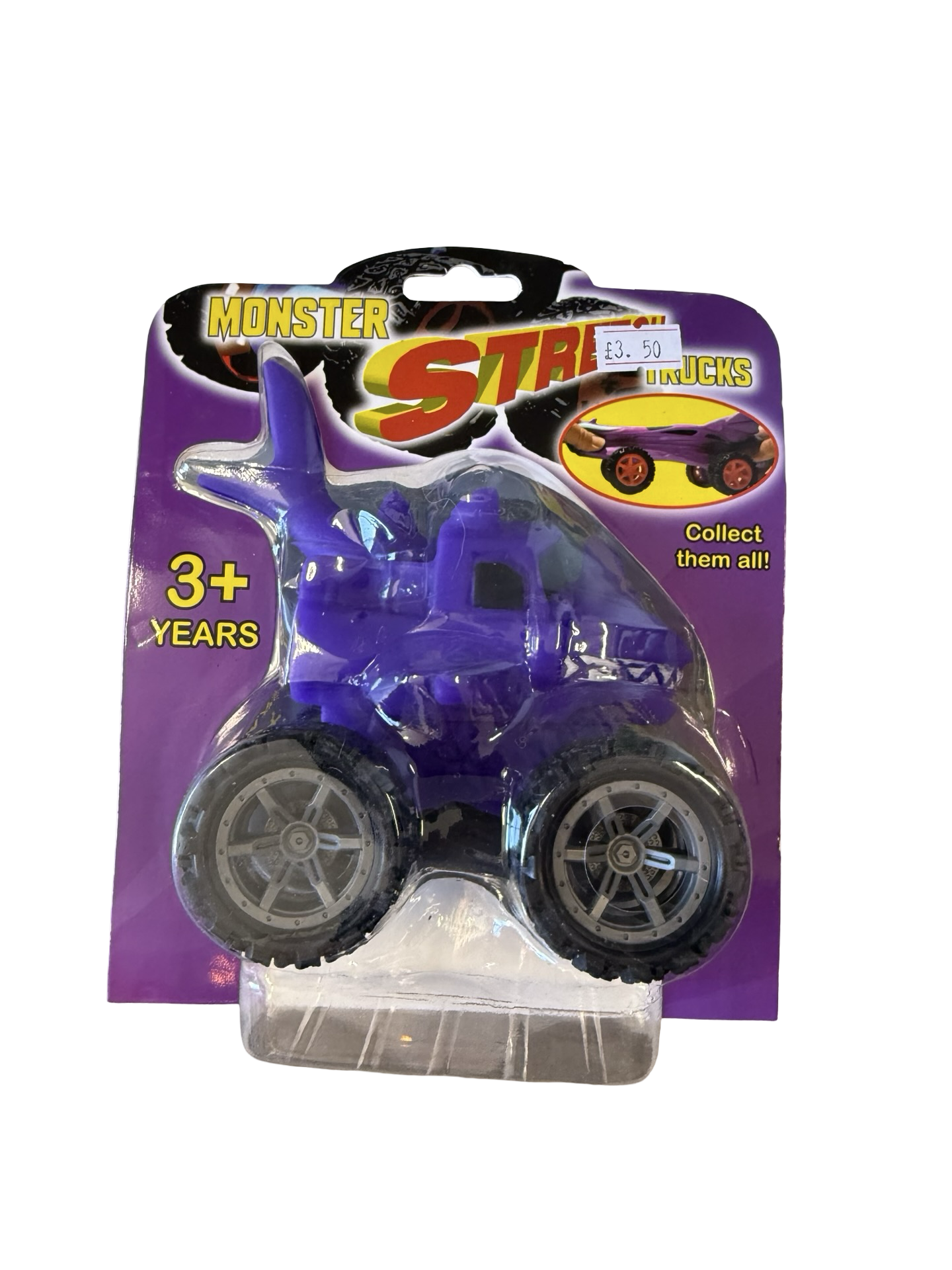 Monster Stretch Trucks | Stretchy Pull Back Monster Vehicle | Sensory Fidget Toy | Assorted Designs
