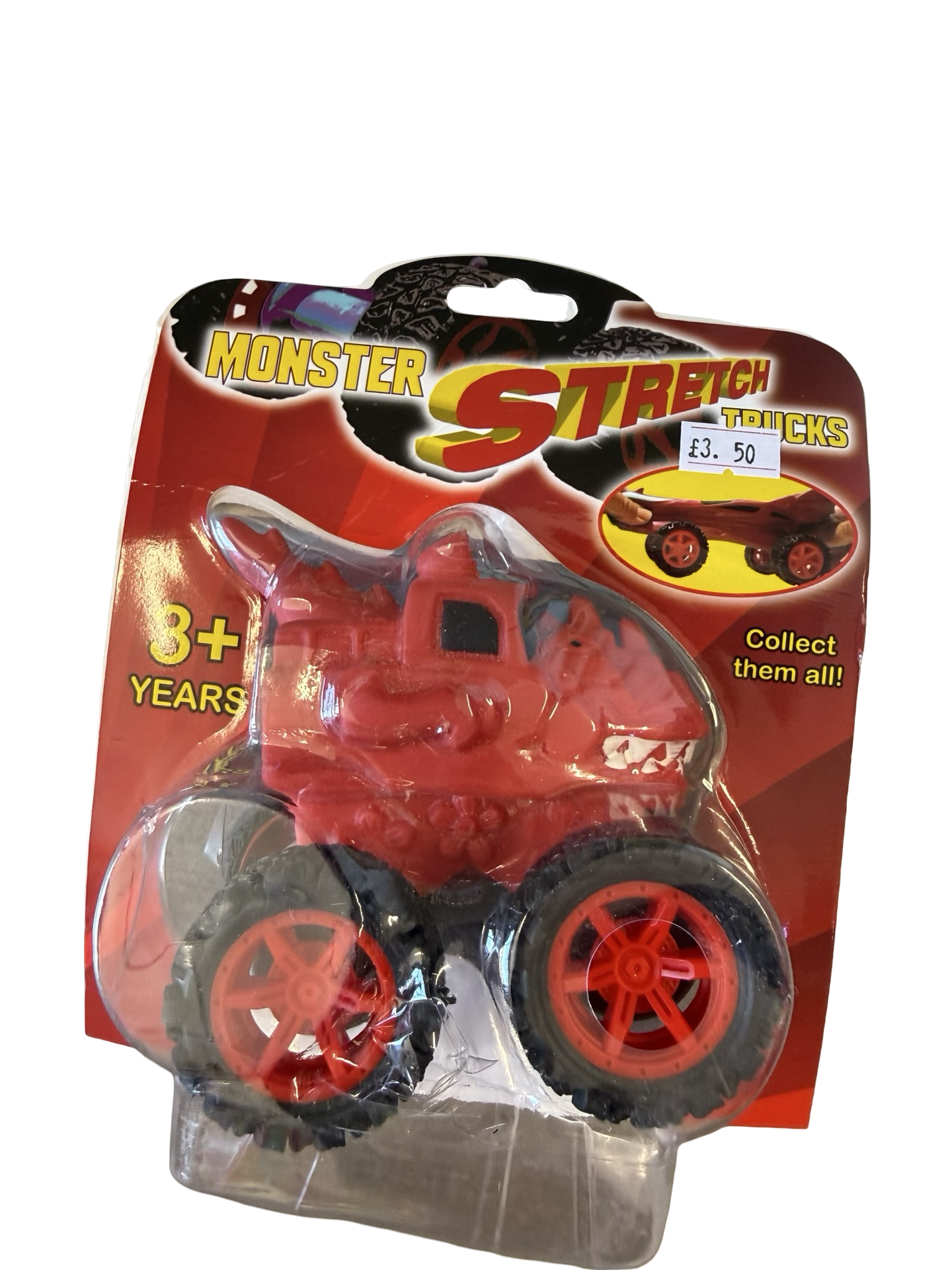 Monster Stretch Trucks | Stretchy Pull Back Monster Vehicle | Sensory Fidget Toy | Assorted Designs