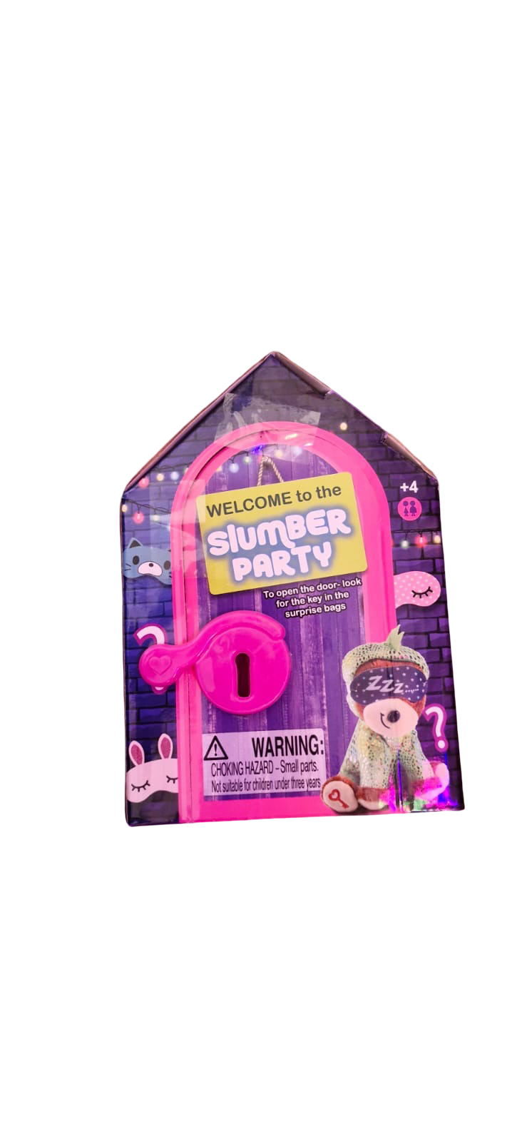 Pets Keypsees Slumber Party Surprise Plush | 6 Surprises Inside | Mystery Collectible Soft Toy | Ages 4+
