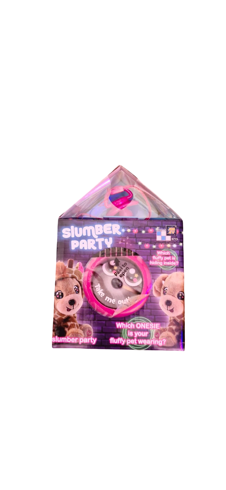 Pets Keypsees Slumber Party Surprise Plush | 6 Surprises Inside | Mystery Collectible Soft Toy | Ages 4+