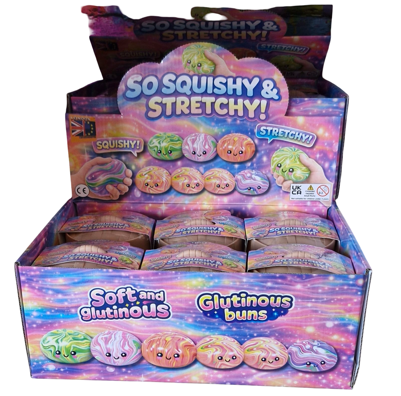 Squishy dumplings Fidget Collection – 4 Different Styles | Stretchy, Soft & Sensory Toys | Collect Them All!