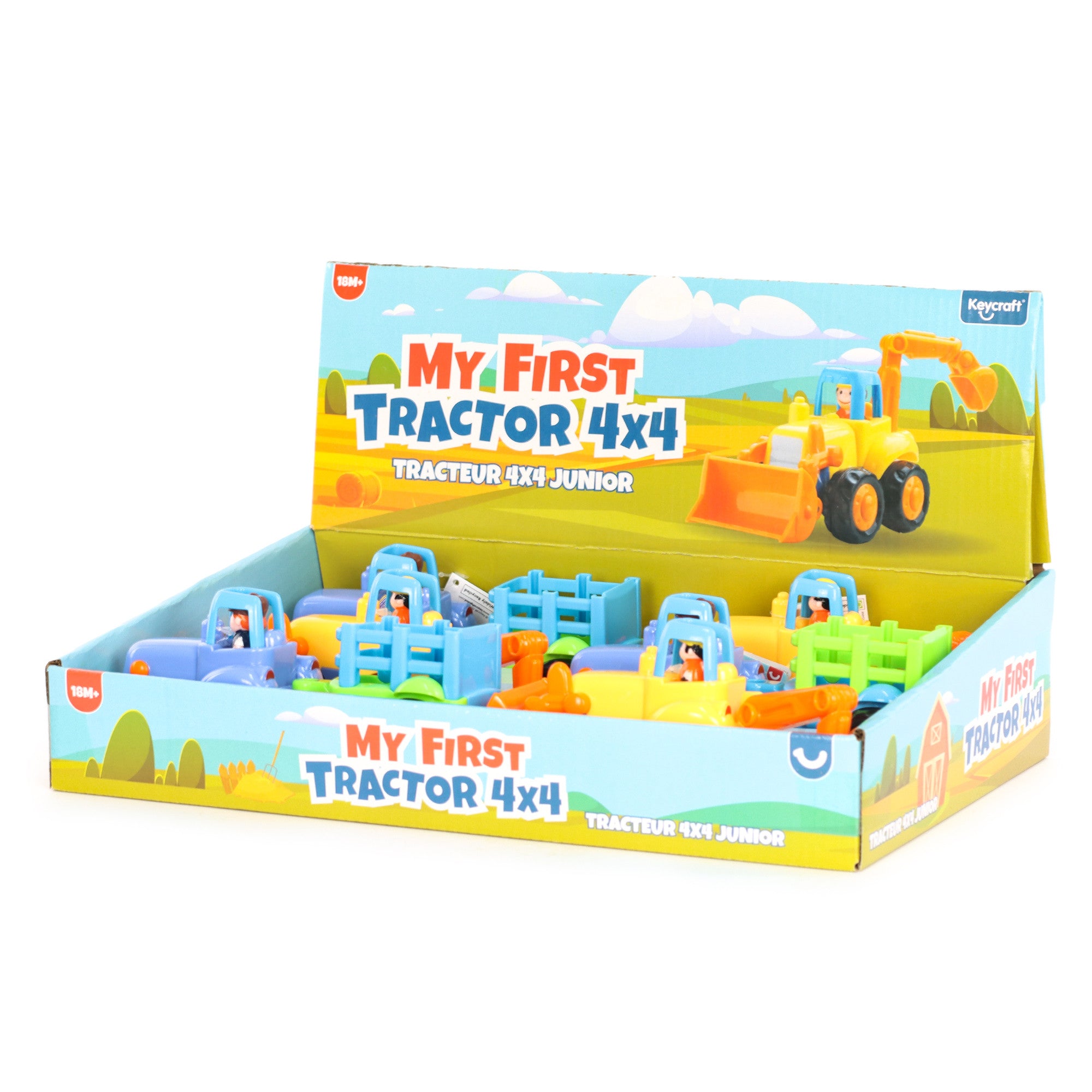 My First Farm Vehicle Toy - 4x4 Junior Tractors 12m+