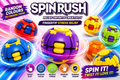 Spin Rush Fidget Ball – Random Colour