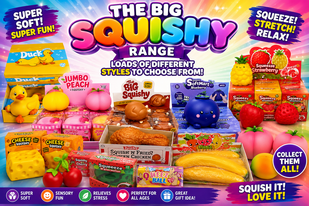 The Big Squishy Range – Super Soft Sensory Squishies