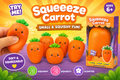 Small Squeeze Carrot – Soft, Squishy & Scented Sensory Toy