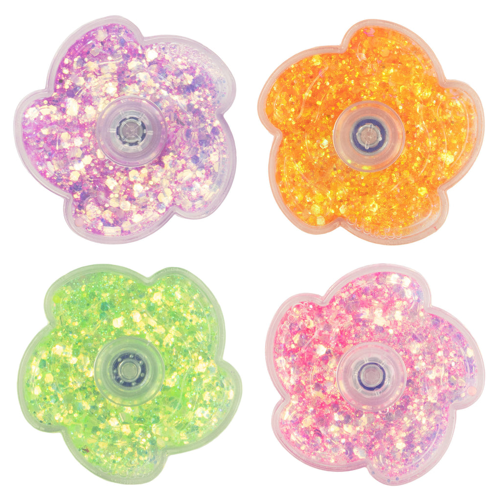 Fidget Spinners – 2 Styles to Choose From glitter  and smile faces