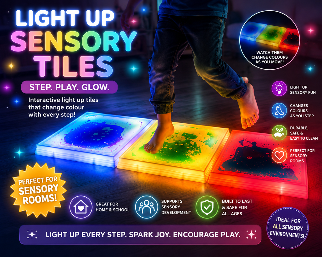 Light Up Sensory Tiles – Step, Play & Watch the Colours Change!