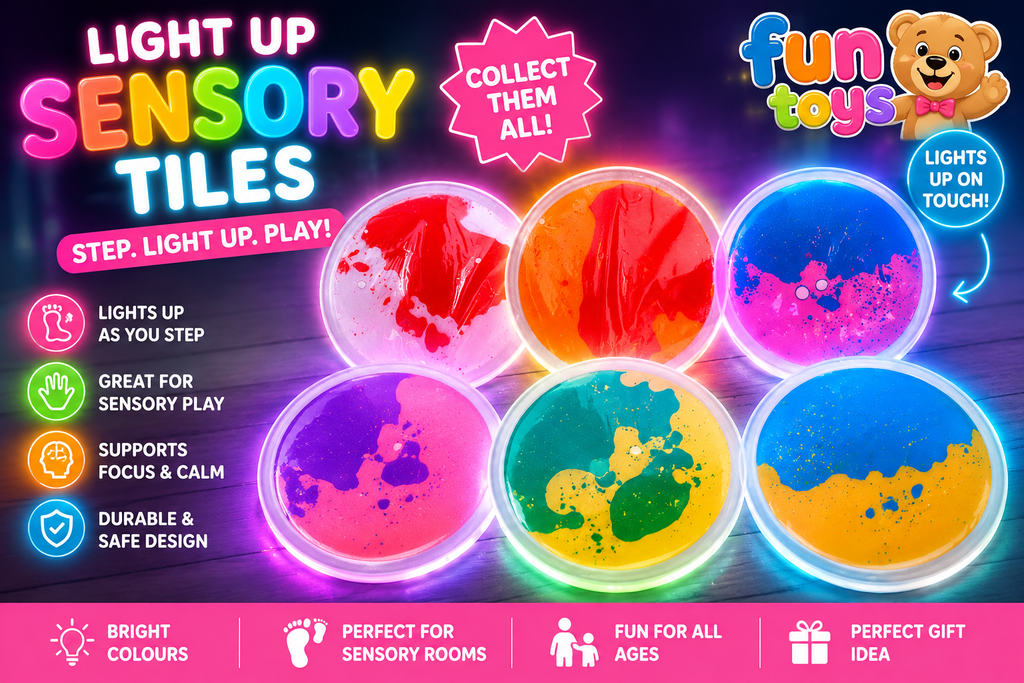 Light Up Round Sensory Tiles – Collect Them All!