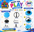 360° Sensory Spin Seat for Kids | Balance & Coordination Wobble Chair