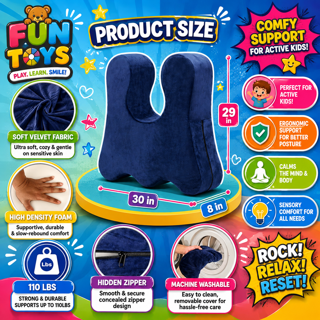 Sensory Soft Squeeze Seat – Calming Sensory Chair for Kids | Rocking Compression Seat