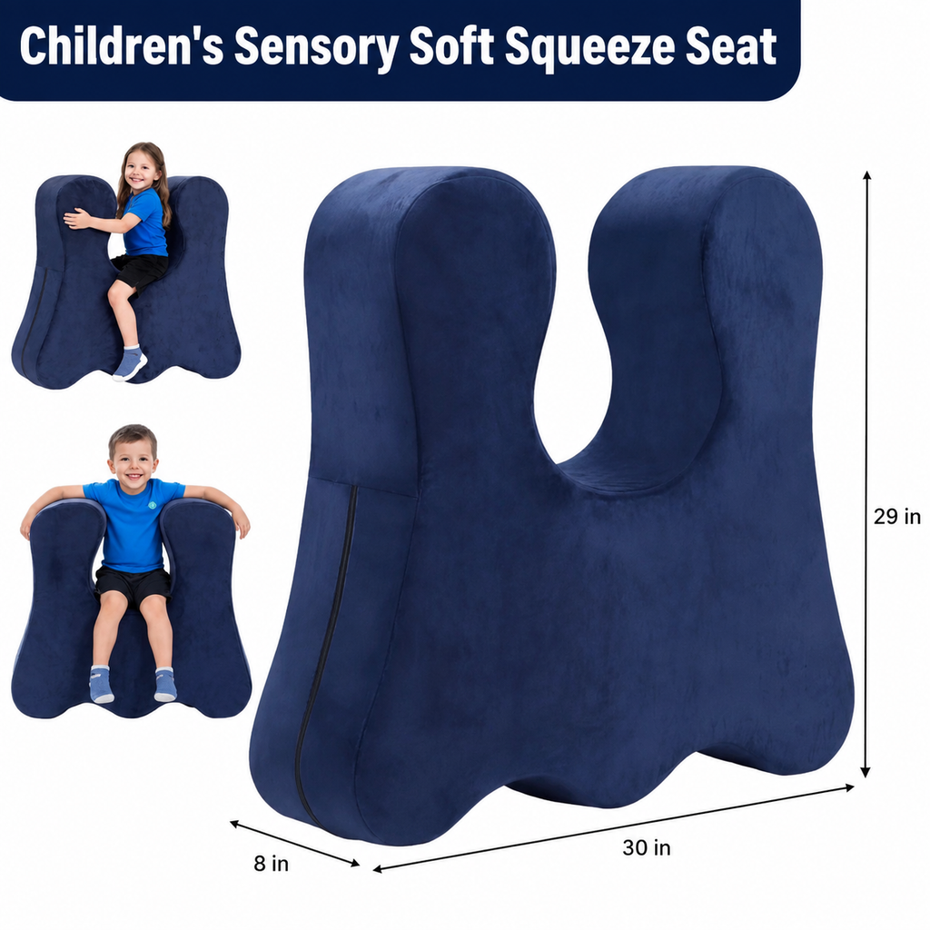 Sensory Soft Squeeze Seat – Calming Sensory Chair for Kids | Rocking Compression Seat