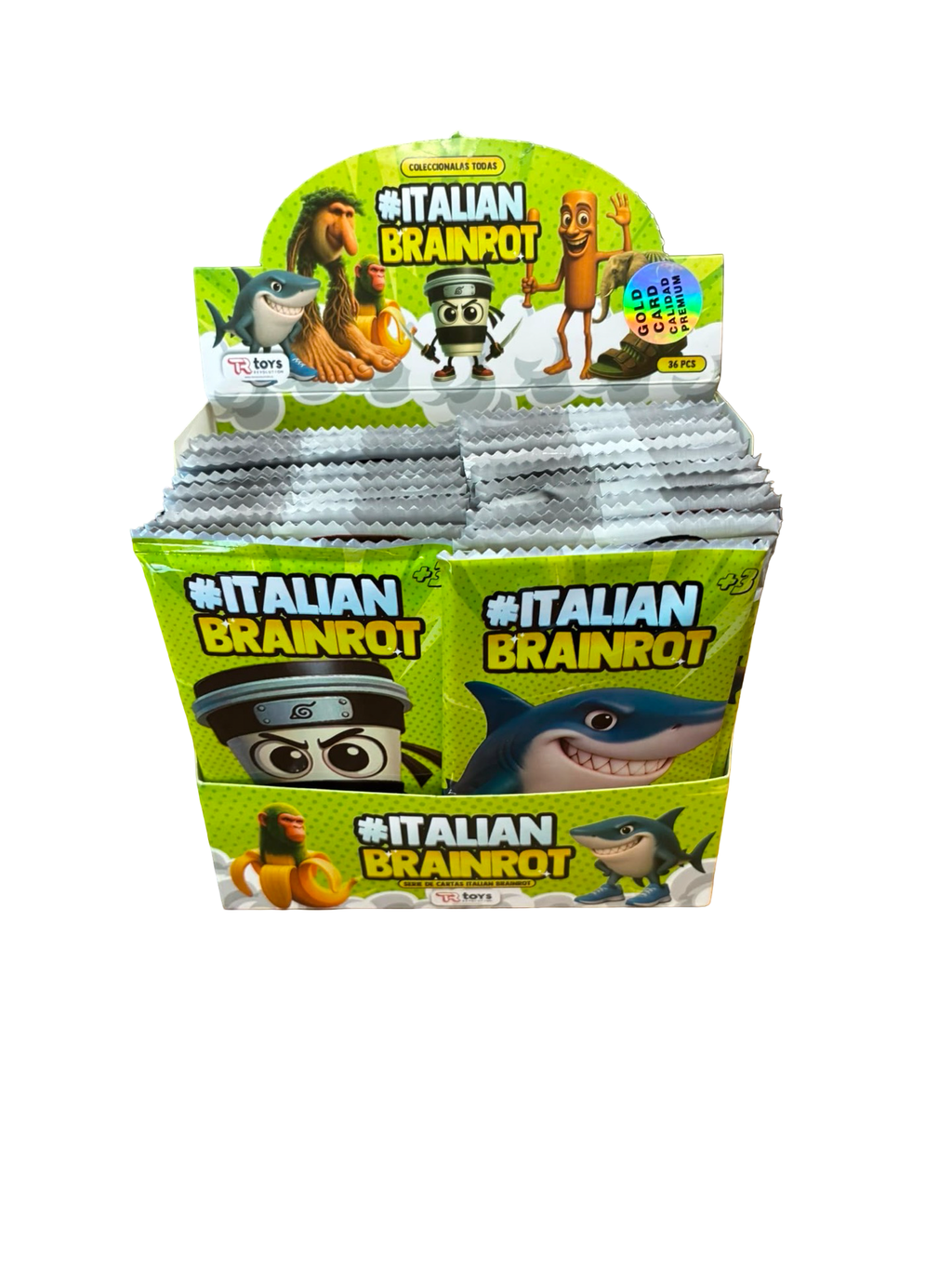 Italian Brainrot Trading Cards – Full Box of 36 Packs