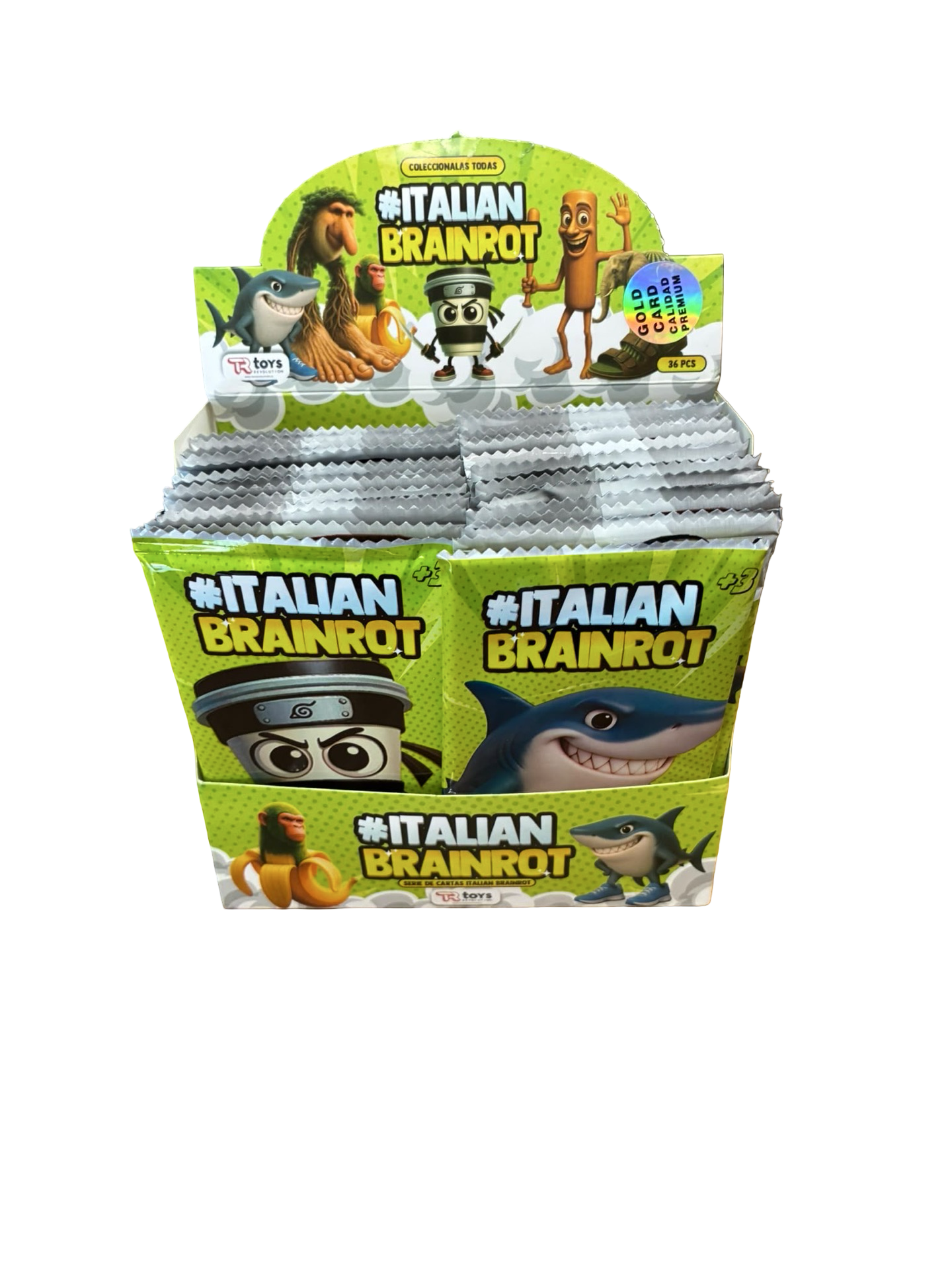 Italian Brainrot Trading Cards – Full Box of 36 Packs