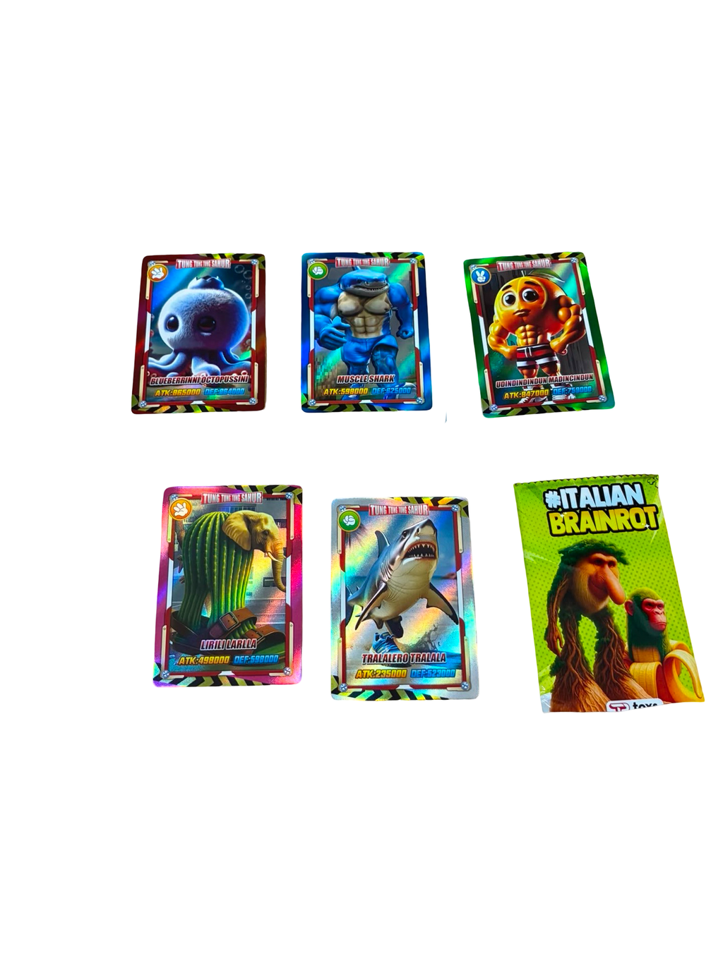 Italian Brainrot Trading Cards – Full Box of 36 Packs