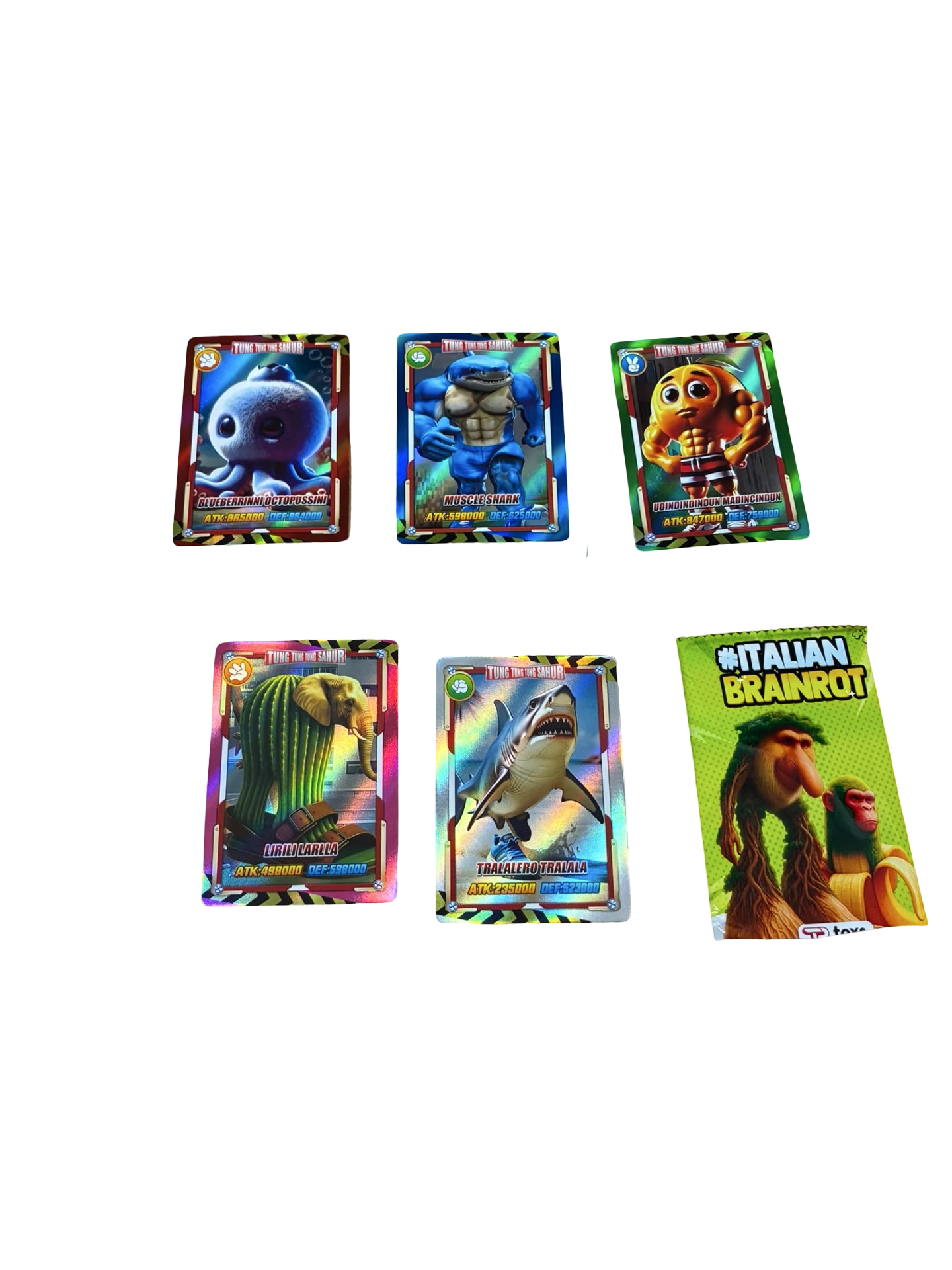 Italian Brainrot Trading Cards – Full Box of 36 Packs