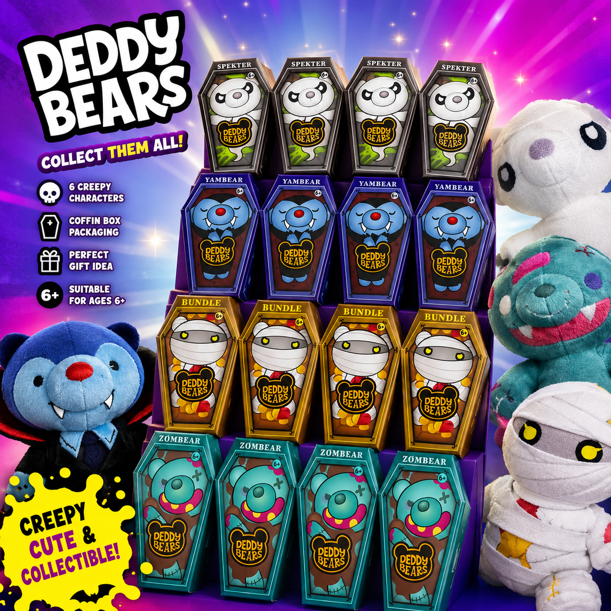 Deddy Bears – Creepy Cute Collectible Plush Bears