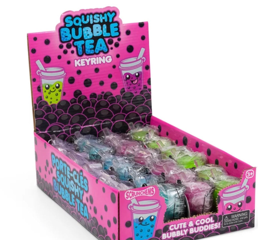 SCRUNCHEMS BUBBLE TEA KEYCHAIN
