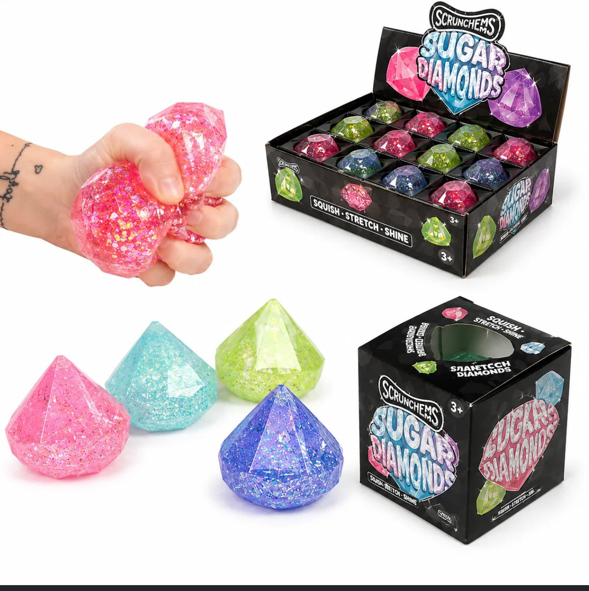 SCRUNCHEMS SUGAR DIAMOND