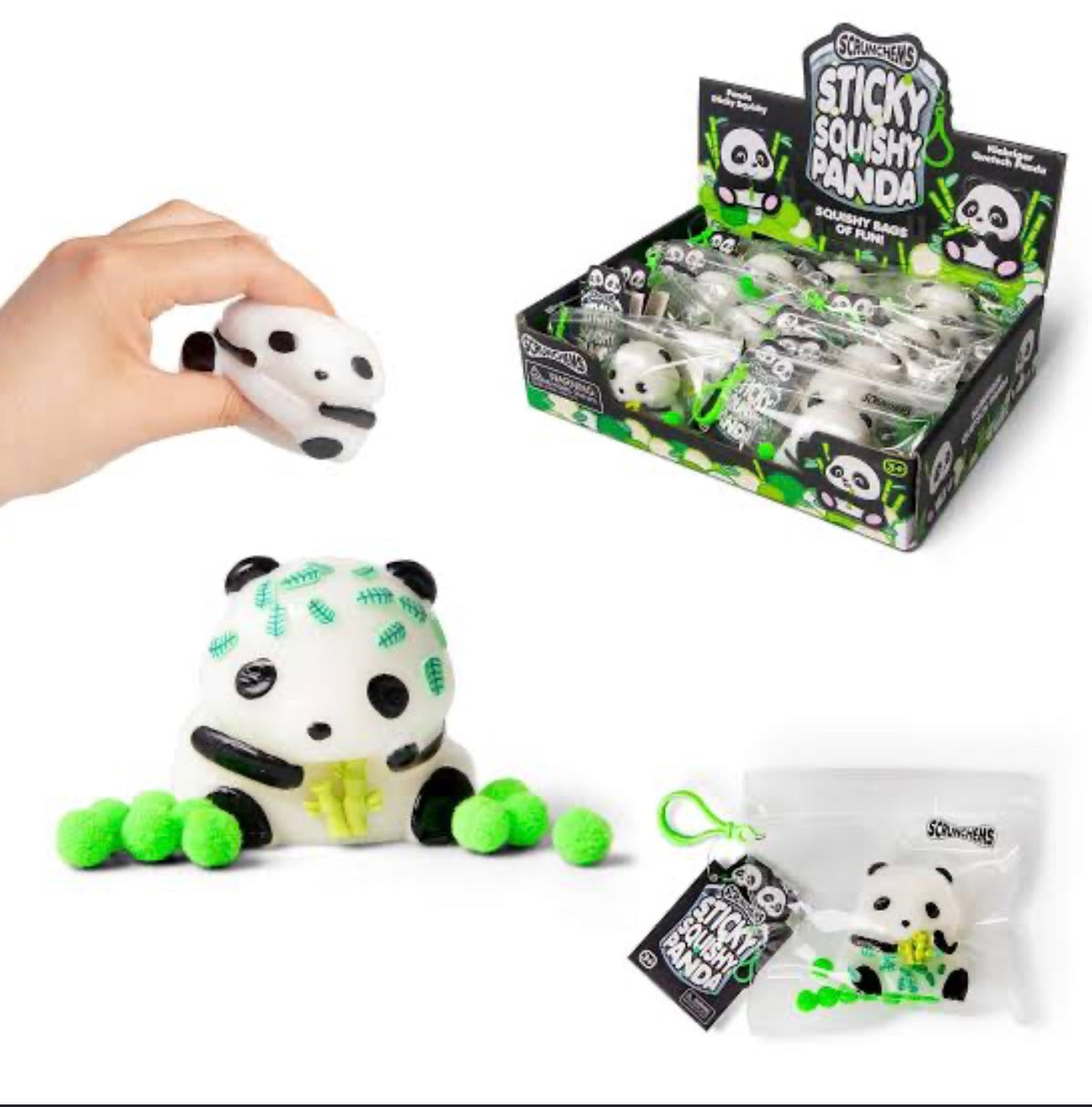 Scrunchems Sticky Squishy Panda